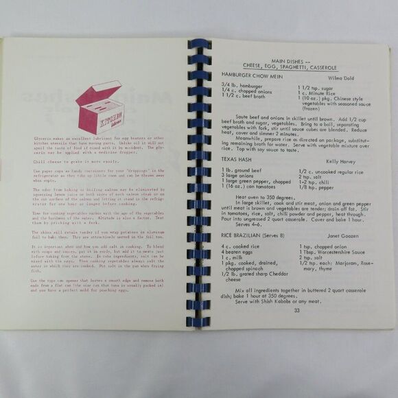 Woodrow Wilson School Book of Favorite Recipes Cook Book 75-76 San Leandro PTA - Picture 7 of 10